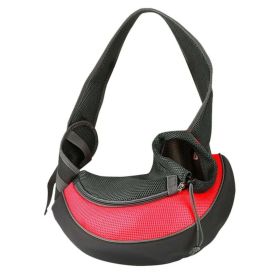 Puppy or Kitten Travel Shoulder Bag (Color: Red, size: S)