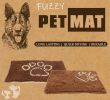 Pet Life 'Fuzzy' Quick-Drying Anti-Skid and Machine Washable Dog Mat